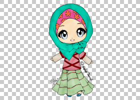 伊斯兰教穆斯林女孩头巾,穆斯林png剪贴画孩子,脸,蹒跚学步,头,人
