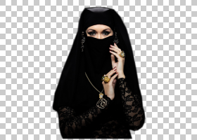 头巾卡通,颈部,黑色,脸,阿米拉,阿拉伯社会中的妇女,阿巴亚,伊斯