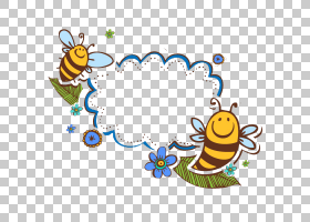 蜜蜂背景,传粉者,卡通,线路,昆虫,材质,圆,面积,蜂蜜,花,黄色,点