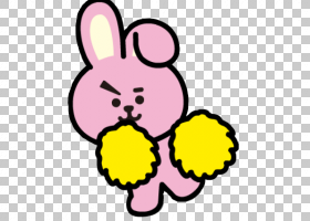复活节兔子背景,花瓣,复活节兔子,口吻,兔子,微笑,花,黄色,粉红色