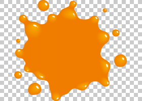 Paint Logo,Orange SplatPNG