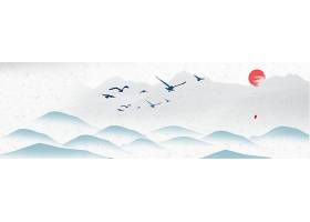 横版中国风背景banner