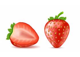  高清草莓奶茶插画素材广告海报设计素材元素