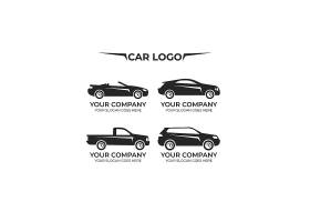  创意汽车小轿车标志图标设计LOGO设计