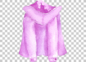 紫色的衣服外套