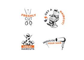 标志与理发师的品牌概念设计_10366922