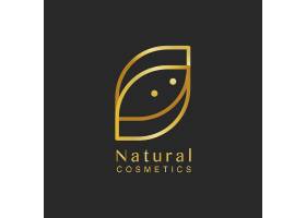 天然化妆品设计标识矢量_3229600
