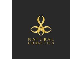 天然化妆品设计标识矢量_3594182