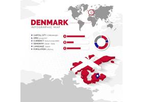 等轴测丹麦地图信息图_11521149