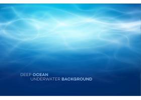 蓝色的深水和大海抽象的自然背景_13278704