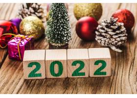新年快乐2022圣诞2022圣诞礼物摆放在节日气_19077686