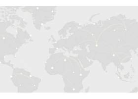 全球连接灰色背景插图自由矢量