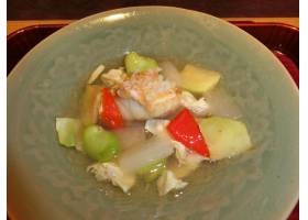 日式酱2,Ankake,鲷鱼,日本风格,食品,餐,蔬菜,鱼,午餐,食品,10697