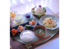 表,食品,健康,餐,烹饪,沙拉,饭,大酱汤,日本,1461459