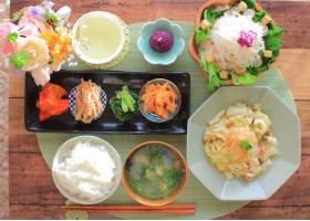 表,食品,健康,餐,烹饪,沙拉,饭,大酱汤,日本,1461468