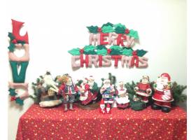 季节,假期,住房,室内,圣诞节,圣诞节,装饰,圣诞老人,表,冬季,红,