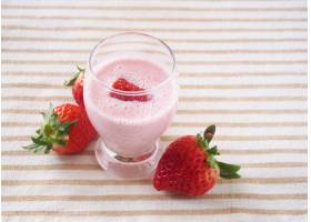 草莓牛奶,果汁,饮料,健康,春天,套房,草莓,草莓,草莓,1423365