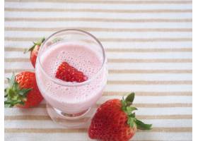 草莓牛奶,果汁,饮料,健康,春天,套房,草莓,草莓,草莓,1423372